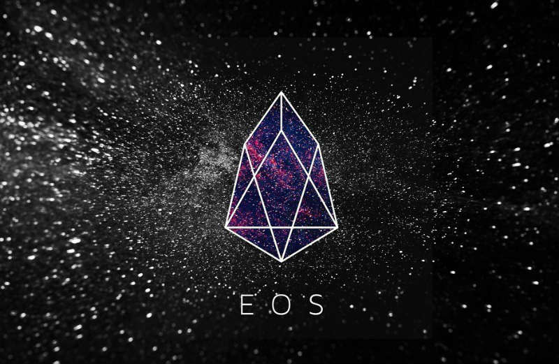 Il logo di EOS nella geometria platonica