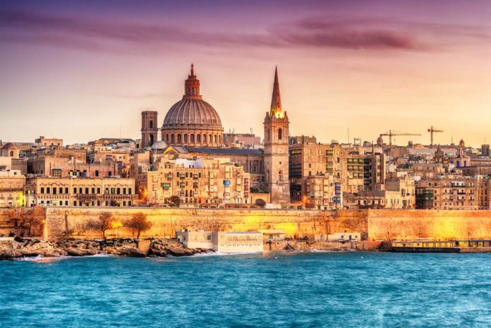 Malta bitcoin palazzo storico