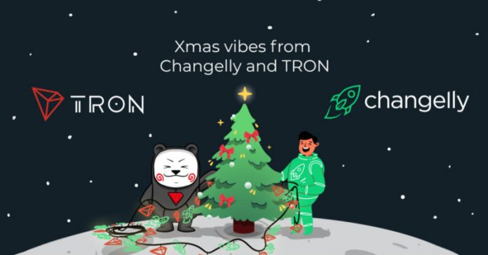 Tron Changelly Merry Cryptmas