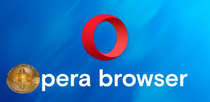 Opera lancia crypto-browser