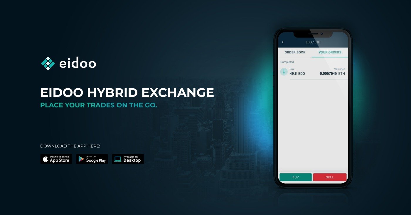 Eidoo app: rilasciato l’Hybrid Exchange. Tether tra i primi token listati