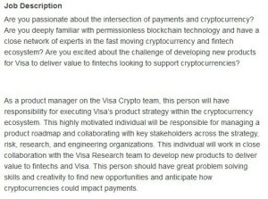 visa expands crypto team