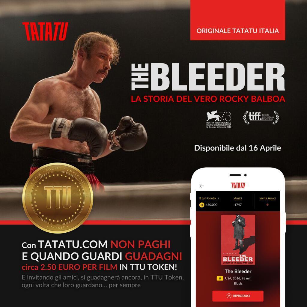 На блокчейн-платформе TaTaTu вышел фильм “The Bleeder”