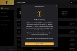 zcash zepio wallet