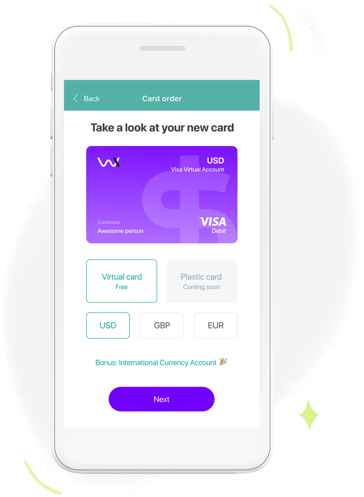 Wirex: crypto debit card with 0.5% Cryptoback