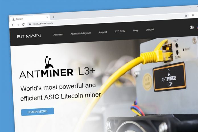 ASIC bitmain mining litecoin LTC