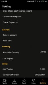 Recensione Hardware wallet Coolwallet S App mobile