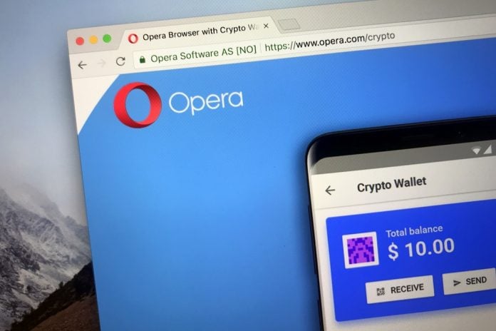 Opera touch si aggiorna su IOS con introduzione wallet Ethereum e supporto web3