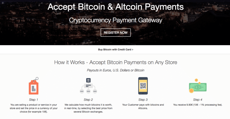 come accettare bitcoin sul sito web