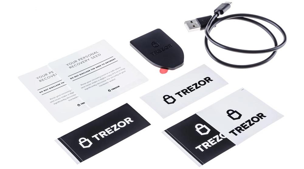 Hardware wallet Trezor model T