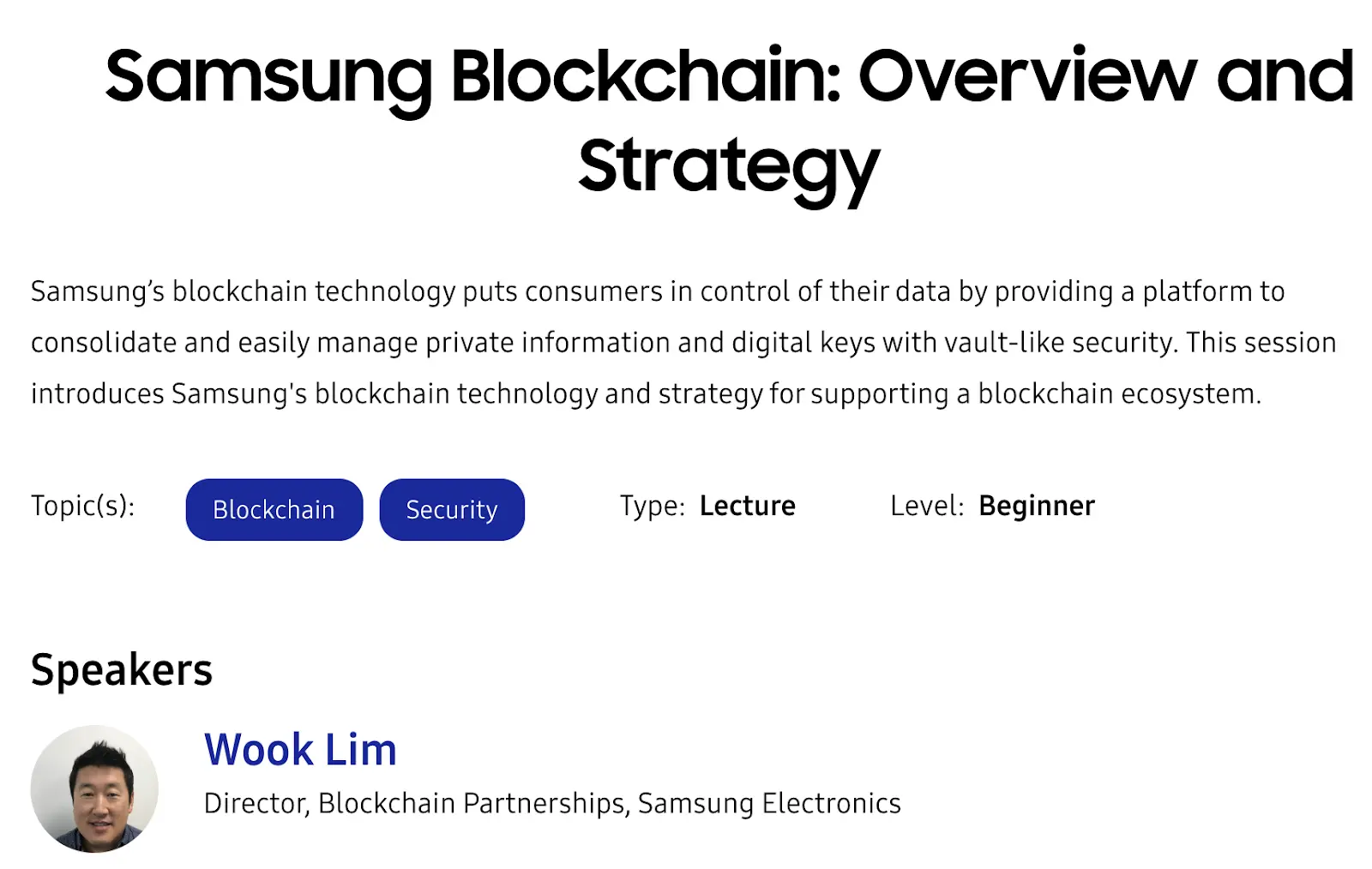 Samsung-blockchain