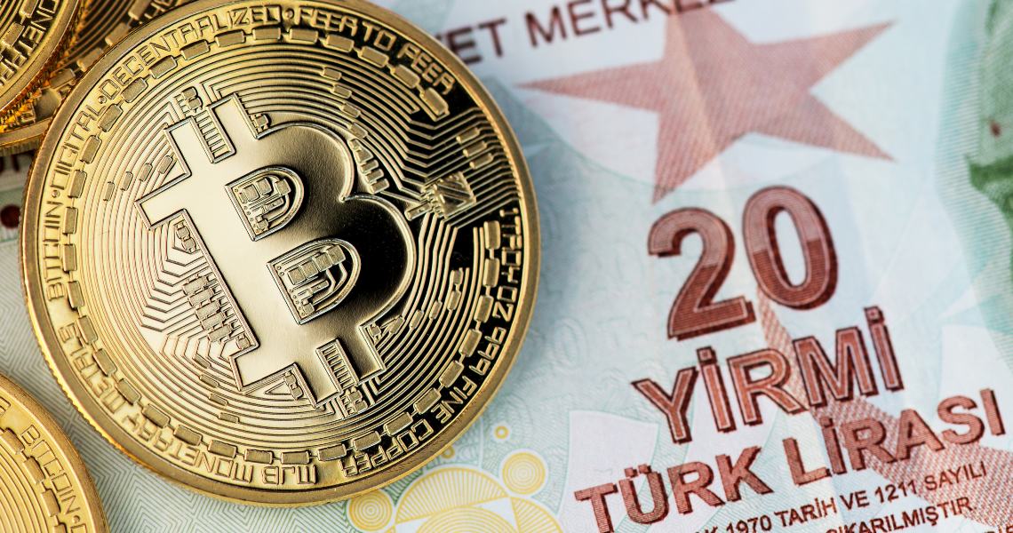La capitalizzazione di Bitcoin supera la moneta circolante in Turchia