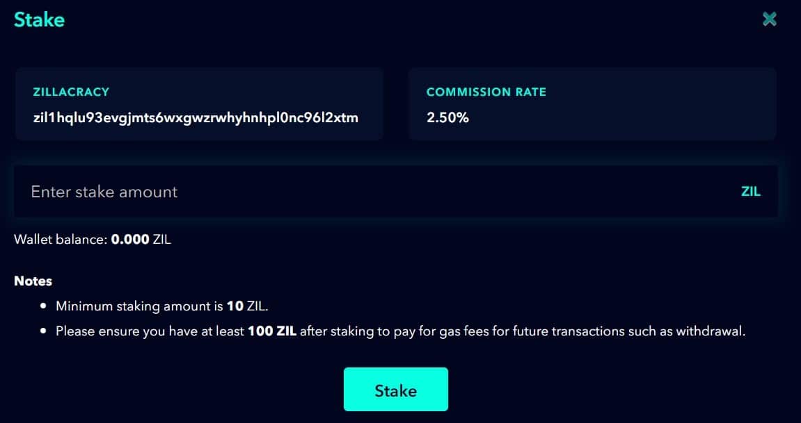 How to Stake Zilliqa: Earn 6% APY based on 80% ZIL in Circulation 2