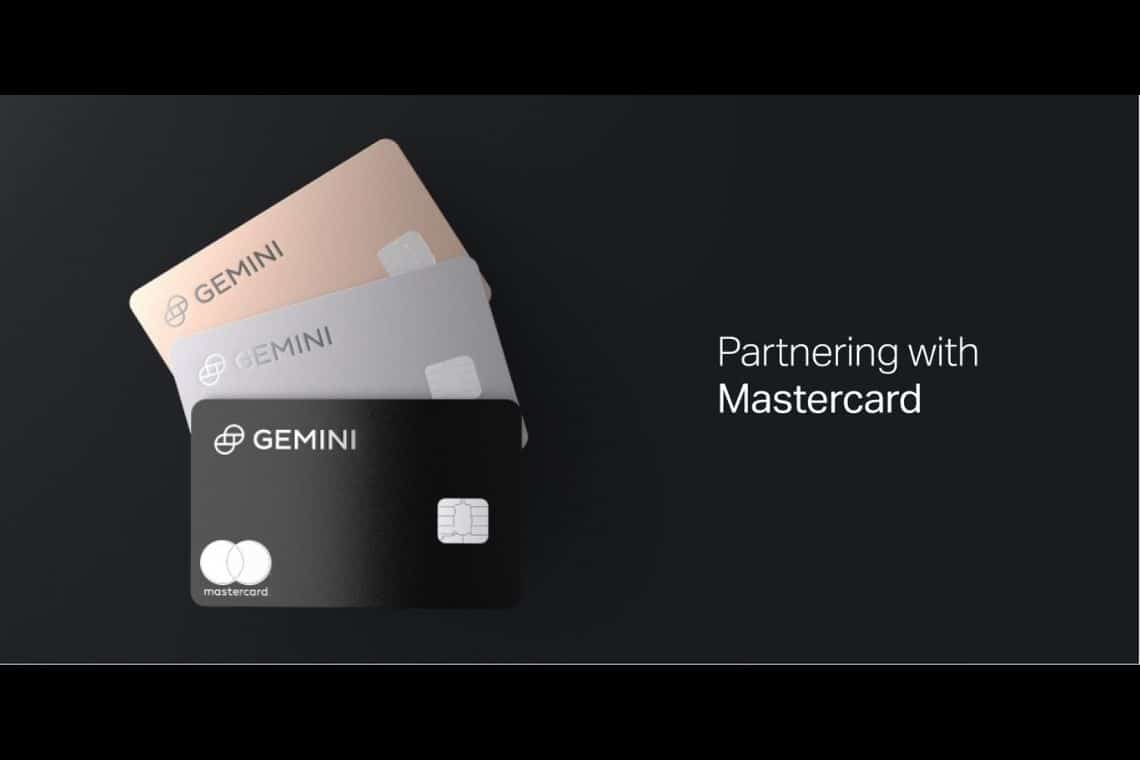 Gemini: partnership con Mastercard