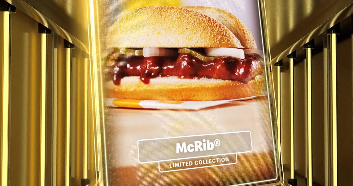 McDonald’s lancia concorso NFT: McRib in palio