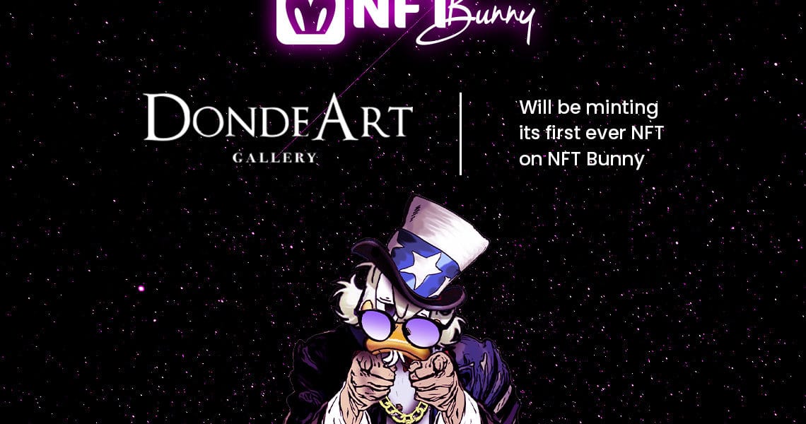 Dondè Art Gallery sceglie NFT Bunny per mintare il suo primo NFT