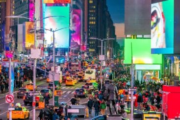 Decentraland celebra il Capodanno a Times Square