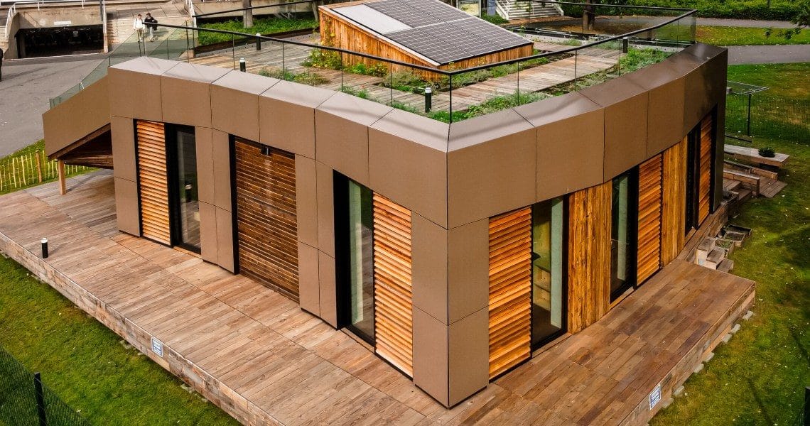 Ripple, la casa in legno che incoraggia la sostenibilità