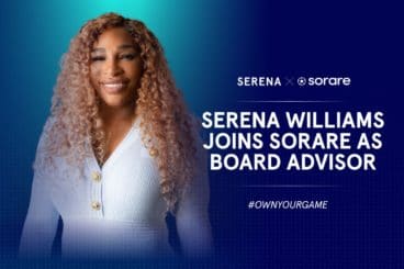Sorare: Serena Williams entra nel CdA e nel mondo degli NFT