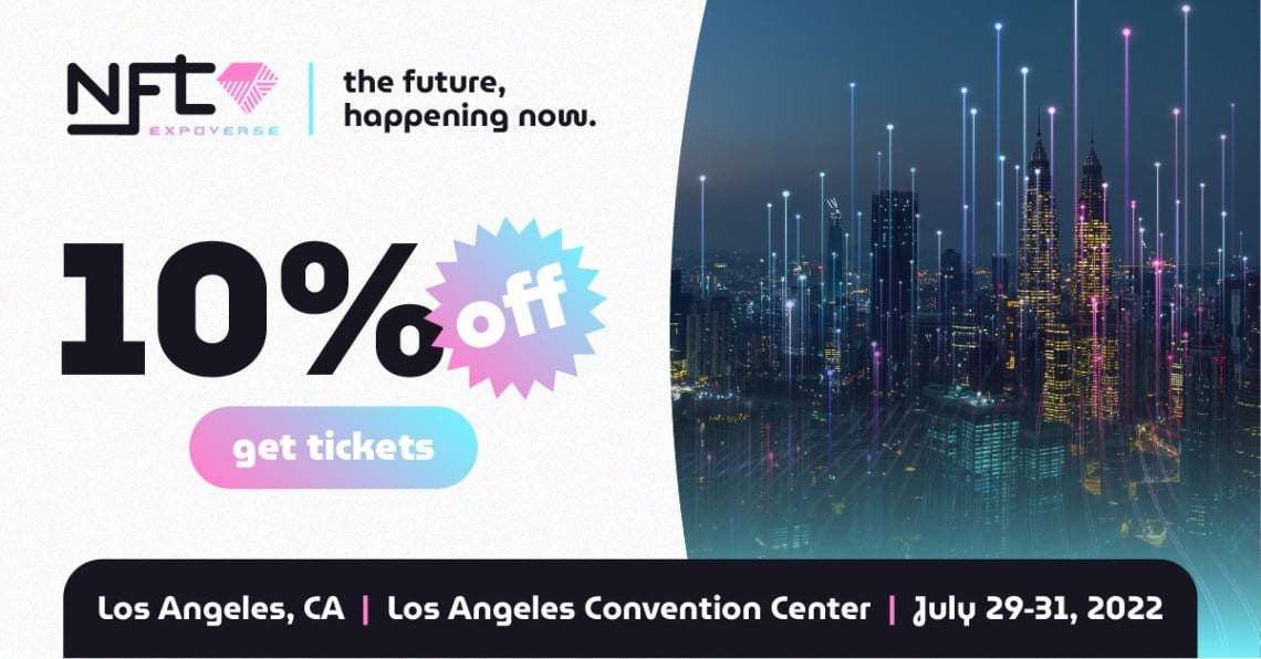 Il primo NFT Expoverse debutterà a Los Angeles il 29-31 luglio 2022