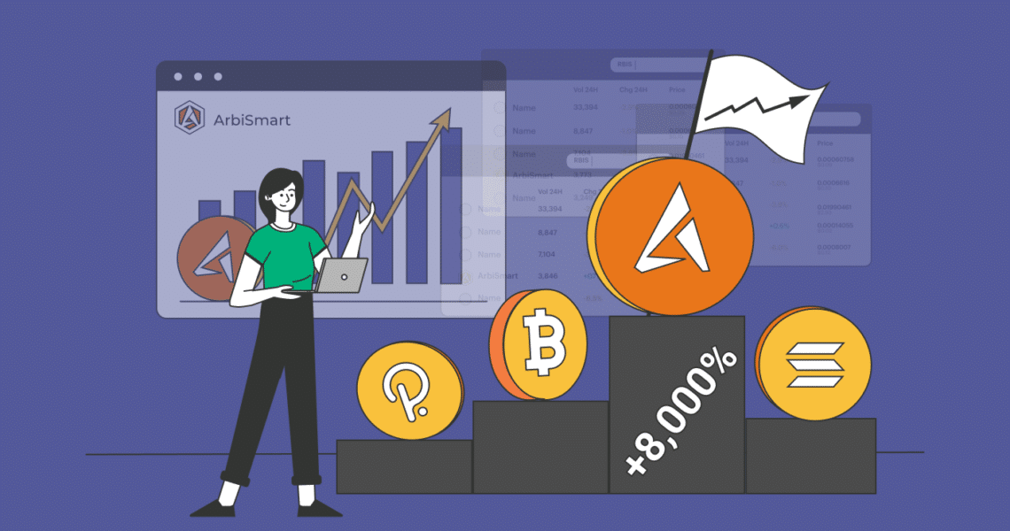 Il progetto ArbiSmart è destinato a salire dell’8.000%, più velocemente di Bitcoin, Solana e Polkadot