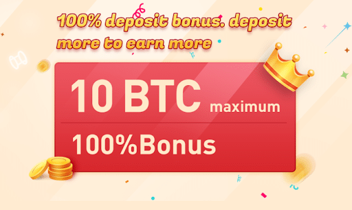 cryptocurrency trader 100% deposit bonus