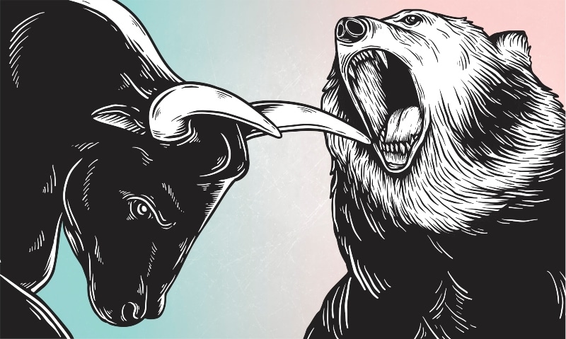 bull bear Milānas Wall Street