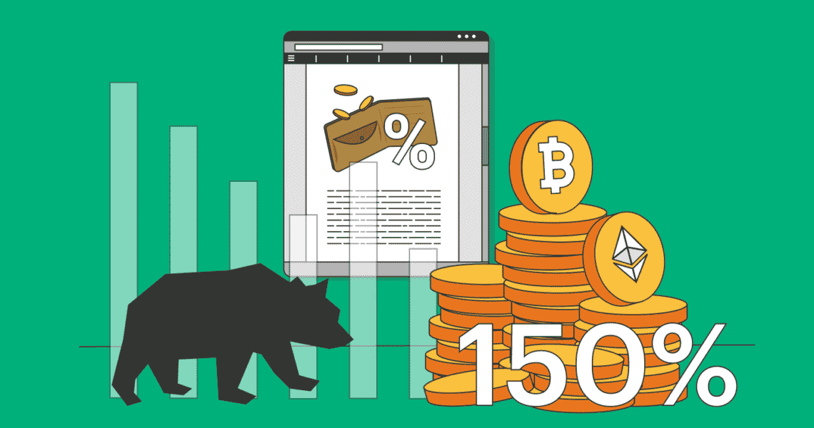 Il modo più sicuro per guadagnare il 150% su Bitcoin ed Ethereum in un mercato orso