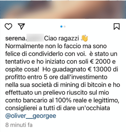 bitcoin post instagram