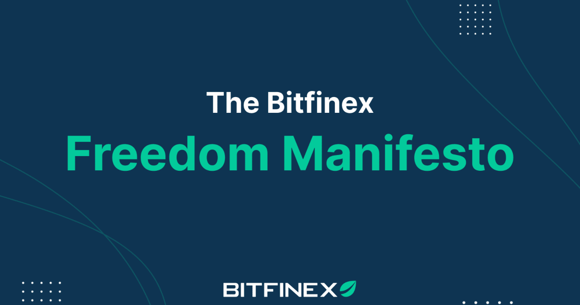 Bitfinex inaugura il Freedom Manifesto: la tecnologia blockchain a favore di ogni tipo di libertà