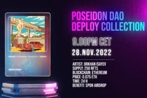 Poseidon DAO annuncia il secondo artista della Deploy Collection