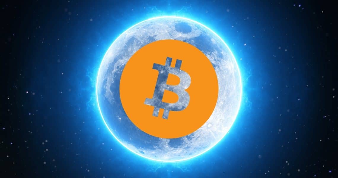 Bitcoin letteralmente “to the moon”