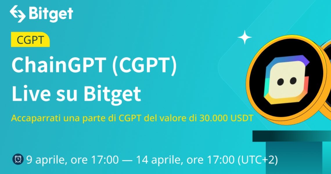 Bitget ha listato ChainGPT (CGPT)