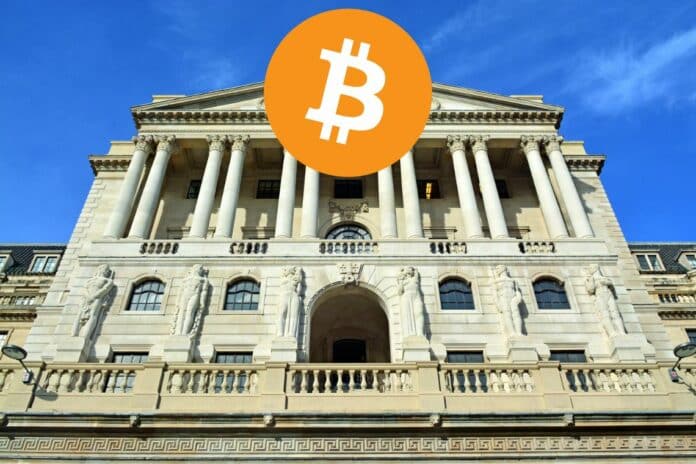 banca d'inghilterra bitcoin