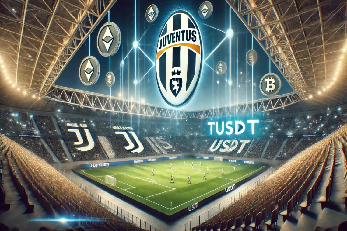 Tether (USDT) investe nella Juventus: acquisita una partecipazione di minoranza nel club italiano