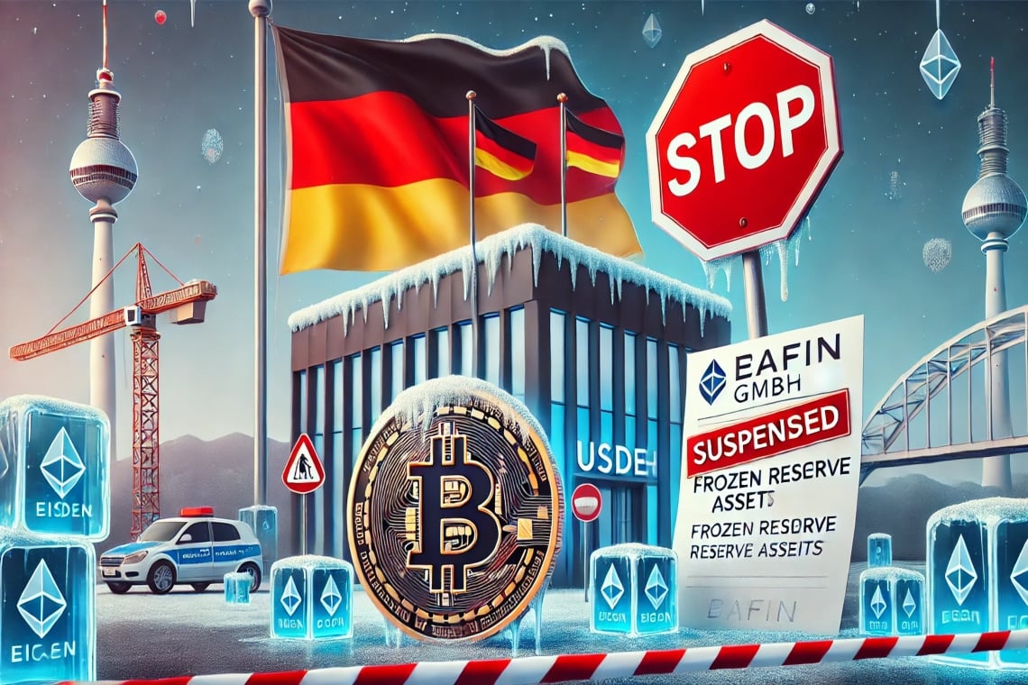 BaFin blocca la vendita del token USDe di Ethena GmbH: violazioni normative e riserve congelate