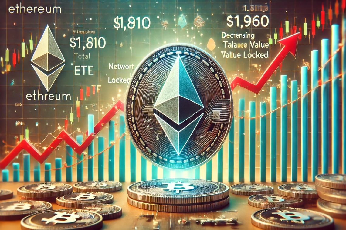 Il prezzo di Ethereum fatica a superare i 2.000 dollari: segnali di ulteriore ribasso 