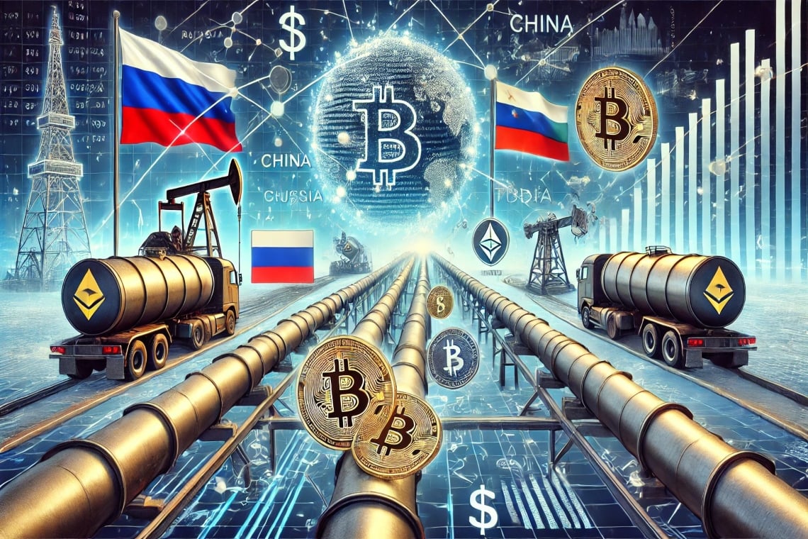 La Russia sfrutta le crypto per eludere le sanzioni occidentali nel commercio di petrolio  