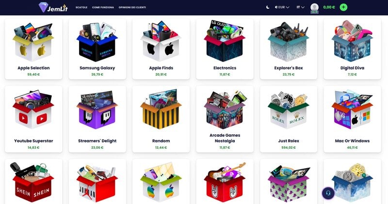 I giochi Instant Win gratis di Jemlit.com sono coinvolgenti ed offrono premi interessanti