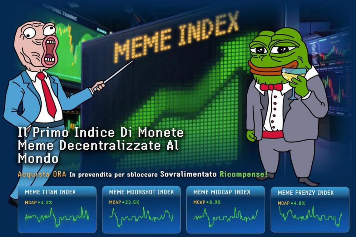 Meme Index raccoglie 4 milioni di dollari in presale