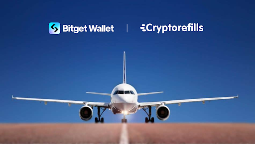 Bitget Wallet collabora con Cryptorefills per consentire pagamenti crypto per i viaggi in 180 Paesi