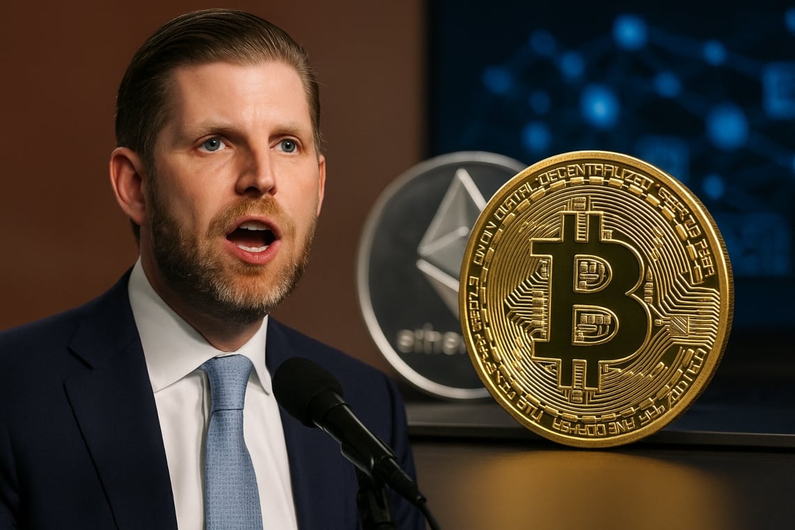 Crypto e futuro bancario: Eric Trump avverte sull’estinzione delle banche tradizionali