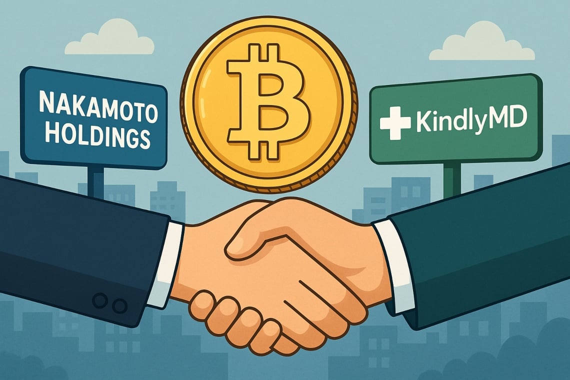 Nakamoto Holdings e KindlyMD: una fusione strategica per una tesoreria globale in Bitcoin