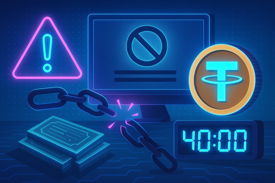 Ritardi nella blacklist di Tether: elusi oltre 78 milioni di dollari in USDT illeciti