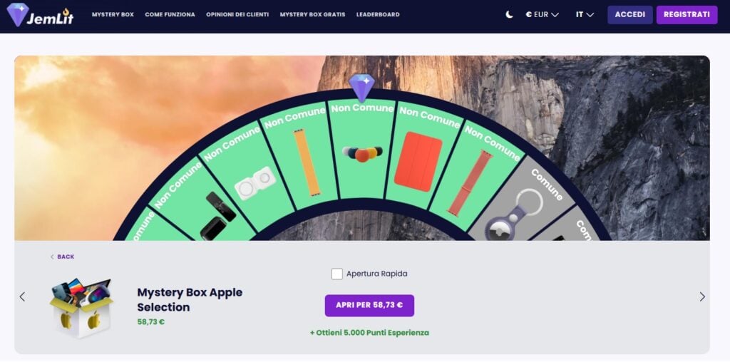 se ti chiedi come vincere un iPhone, le Myster Box Apple di Jemlit sono un'ottima risorsa