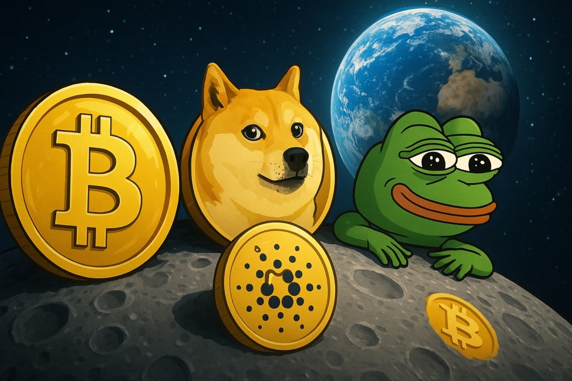 Bitcoin, Dogecoin e Pepe vicini ai massimi storici