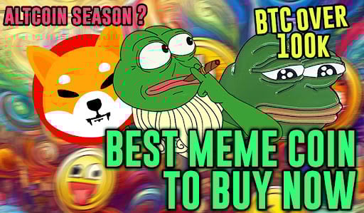 Btc Above 100k Signals A Hot Market, Best Meme Coin To Buy Now For X100 Returns, Pepe, Shiba, Or Pepeto?