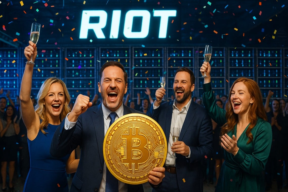 Riot: la società di mining di Bitcoin riporta ricavi da $161,4 milioni nel Q1 2025