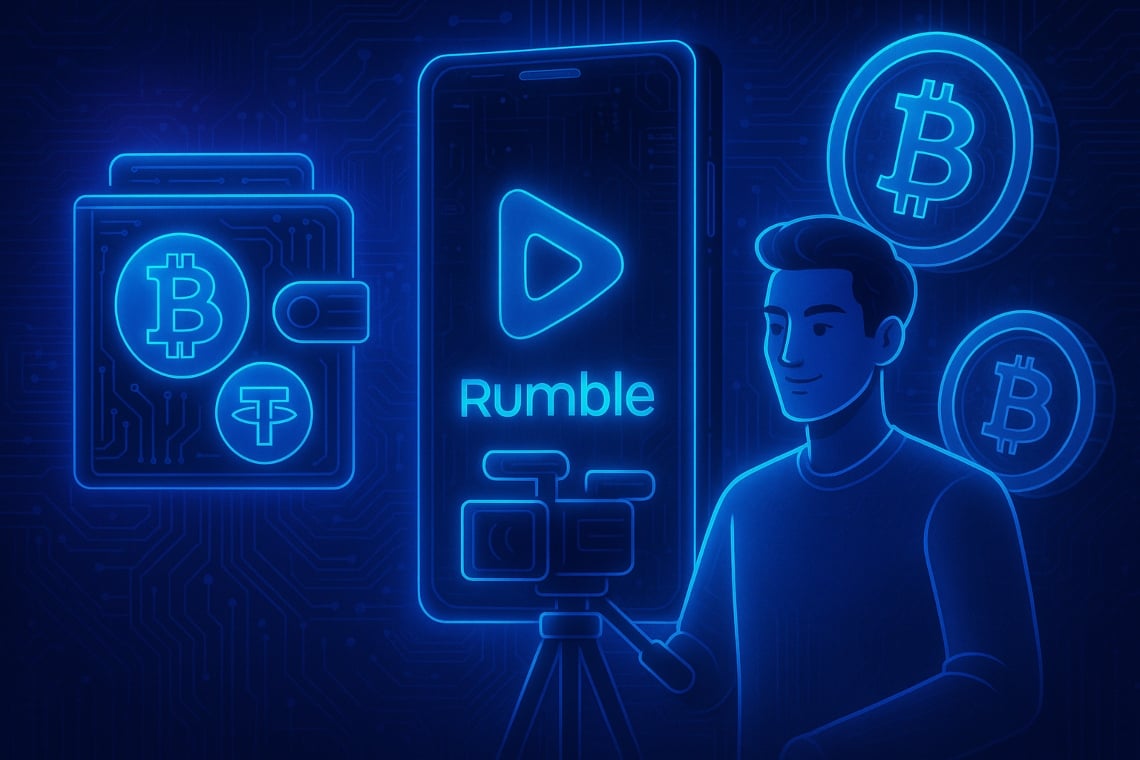 Rumble Wallet: il nuovo portafoglio Bitcoin e stablecoin per creator