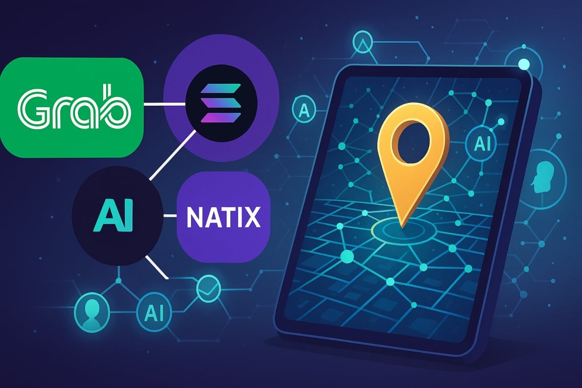 Grab e Natix insieme per rivoluzionare la mappatura con blockchain e intelligenza artificiale grazie a Solana
